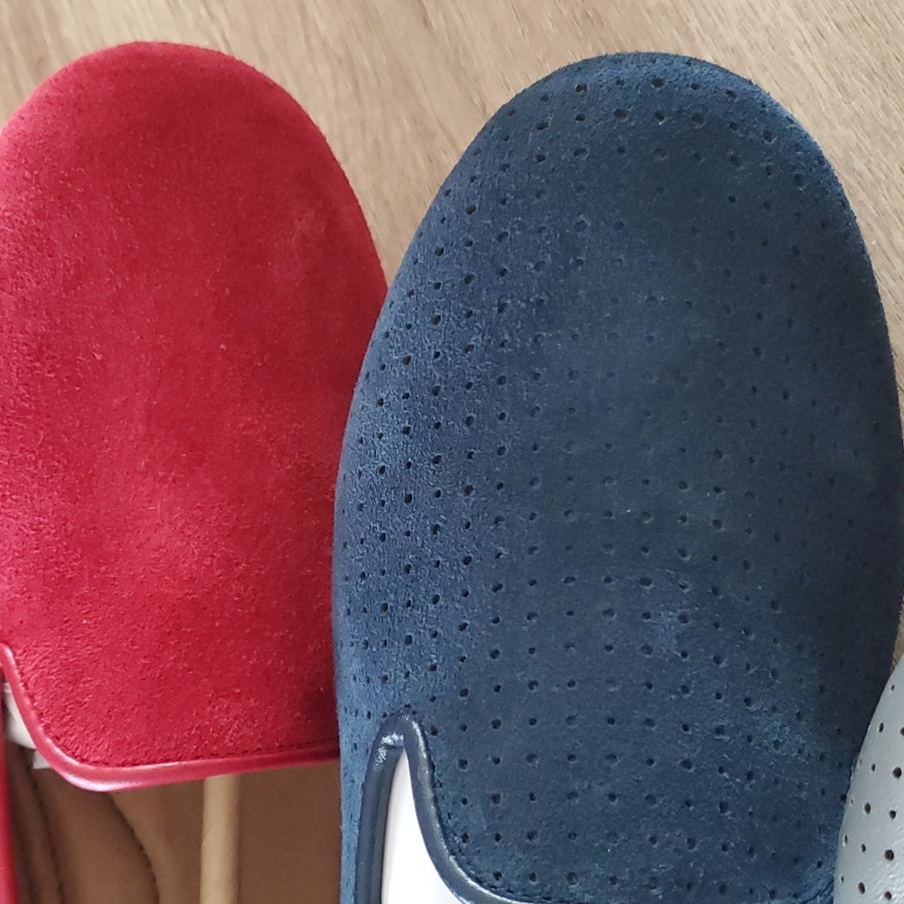 NWT Harmony 783 loafers. Red size8, silver size 8, navy 9. All 3 Pairs Incuded - Picture 8 of 8
